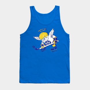 Defunct - Minnesota Fighting Saints 1973 Hockey Tank Top